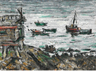 Boats, Laguna Beach<br><small>Clarence Hinkle