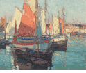 Brittany Boats<br><small>Edgar Payne