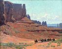 Riders in Monument Valley<br><small>Edgar Payne