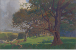 Landscape With Oak Trees<br><small>Percy Gray