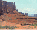 Riders in Monument Valley<br><small>Edgar Payne