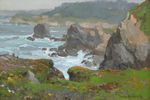 Carmel Highlands with Poppies<br><small>Franz Bischoff