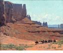 Riders in Monument Valley<br><small>Edgar Payne