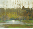 Landscape with House, Trees and Stream<br><small>Charles Reiffel