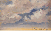 Clouds, 2pm, September 10, 1923<br><small>Colin Campbell Cooper