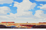 Clouds at Monument Valley<br><SMALL>Conrad Buff