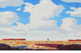 Clouds at Monument Valley<br><SMALL>Conrad Buff