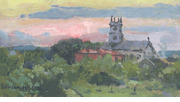 Country Sunset <br><SMALL>Colin Campbell Cooper