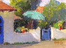 Courtyard Gate at Cafe Los Ondas (Laguna Beach)<br><small>Anna Hills