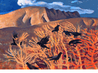 Crows in High Weeds<br><small>Millard Sheets