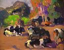 Dairy Cows at Rest<br><small>Franz Bischoff