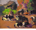 Dairy Cows at Rest<br><small>Franz Bischoff