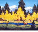 Deer and Yellow Trees<br><small>Conrad Buff