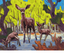Deer in Forest<br><small>Conrad Buff