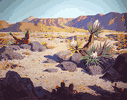 Desert Landscape with Yucca<br><small>Conrad Buff