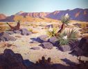 Desert Landscape with Yucca<br><small>Conrad Buff
