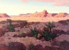 Desert Landscape with Yuccas <br><SMALL>(B001266)</SMALL></font>