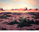 Desert Scene with Trees <br><SMALL>(CB838)</SMALL></font>
