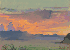 Desert Sunset<br><small>Theodore Lukits