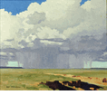 Downpour Near Black Messa<br><small>Don Louis Perceval 