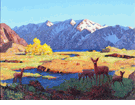 Eastern Sierra With Deer<br><SMALL>(B001274)</SMALL></font>