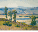 Eucalyptus and Lake, San Diego<br><small>Maurice Braun