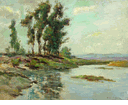 Eucalyptus Trees by Lake<br><small>Dedrick Brandes Stuber