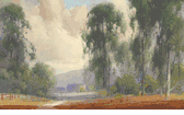 Eucalyptus Trees, Carmel<br><small>Percy Gray