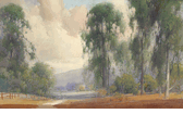 Eucalyptus Trees, Carmel<br><small>Percy Gray