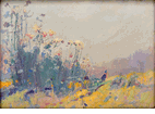 Figure Picking Wildflowers, California<br><small>Arthur Dominique Rozaire (adrx-42)