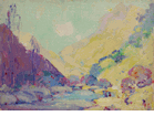 Figures in a Canyon River (Adrx-24)<br><small>Arthur Dominique Rozaire