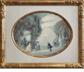 Figures In The Garden<br>(adr0242)<br><small>Arthur Dominique Rozaire