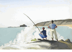Fishing Scene <br><SMALL>Virginia McCallister</SMALL>