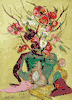 Floral Still Life with Yellow Background  <br><small>Wladimir de Terlikowski