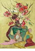 Floral Still Life with Yellow Background  <br><small>Wladimir de Terlikowski