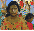 Flower Market, Curenavaca<br><small>Arthur Grover Rider