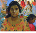 Flower Market, Curenavaca<br><small>Arthur Grover Rider