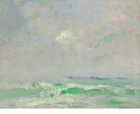 Foggy Coast with Boats<br><small>Arthur Dominique Rozaire 