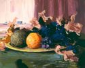 Fruit on Green Plate<br><small>Conrad Buff