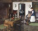 Girl Sweeping<br><small>John Hubbard Rich