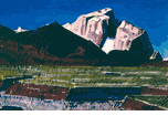 Green Grass and Mountains <br><SMALL>(CB553)</SMALL></font>