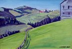 Green Landscape with House, Switzerland<br><small>Conrad Buff