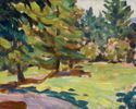Green Landscape with Trees<br><small>Edwin Roscoe Shrader