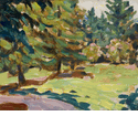 Green Landscape with Trees<br><small>Edwin Roscoe Shrader