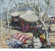 Gypsy Camp Near Los Angeles<br><small>Millard Sheets