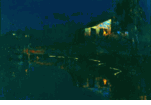 Houses Along the Bay<br><small>Charles Rollo Peters