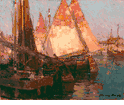 Italian Boats<small><br>Edgar Payne