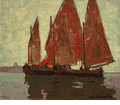 Italian Boats<br><small> Edgar Payne