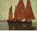 Italian Boats<br><small> Edgar Payne