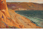 Laguna Beach with Seagulls<br><small> Franz Bischoff